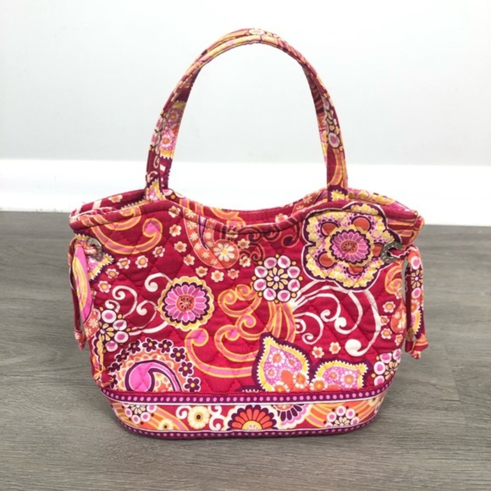 Vera Bradley Women’s Bag Pink Orange Print Small